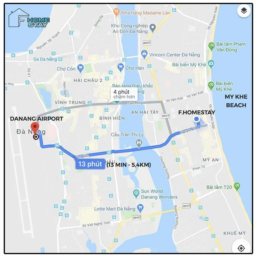 F.Home Modern & Art 3Br Near My Khe Beach Danang Vila